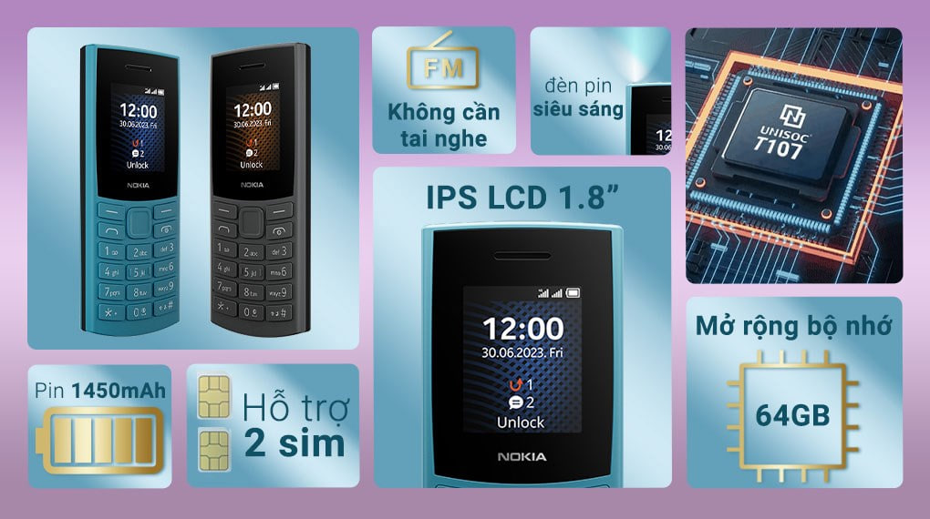 Nokia 105 4G Pro (2023) Chính Hãng - Clickbuy