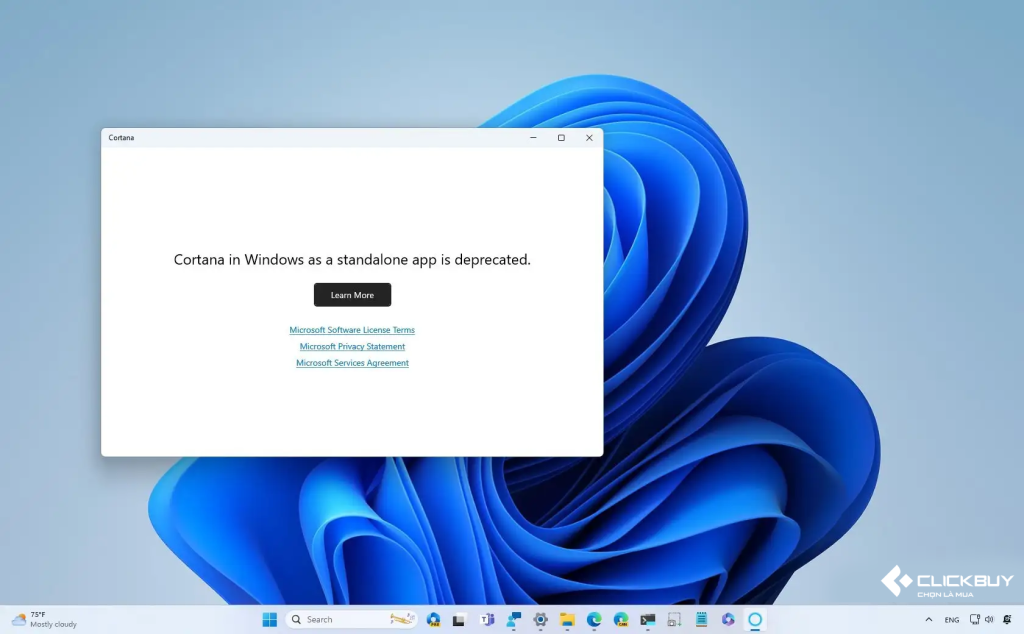 Microsoft tắt ứng dụng Cortana trên Windows 11