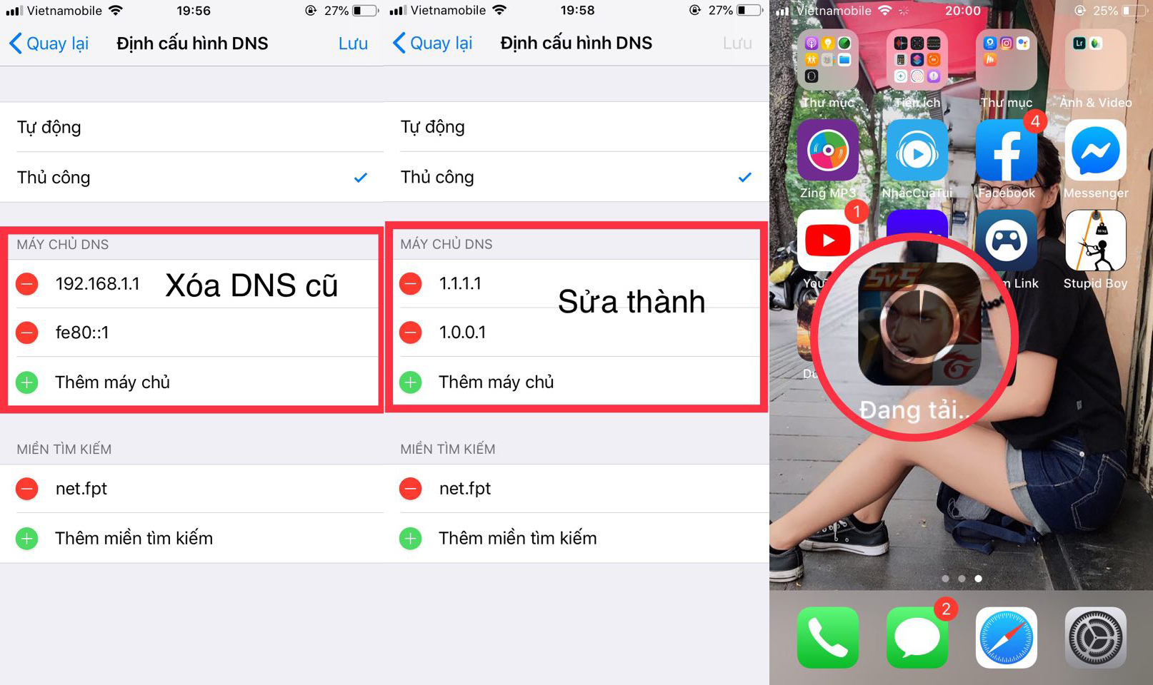 Cách khắc phục tình trạng không tải/update được trên Appstore khi đứt cáp quang - Clickbuy