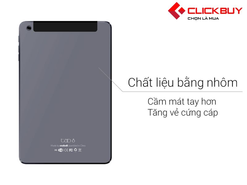 Chất liệu của Mobell Tab 8.1