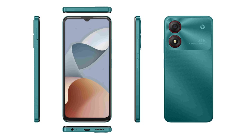 ZTE Blade A34 thiết kế đẹp mắt