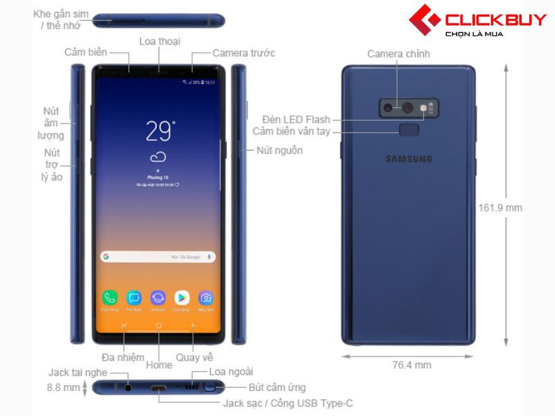 Tìm hiểu về Samsung Galaxy Note 9