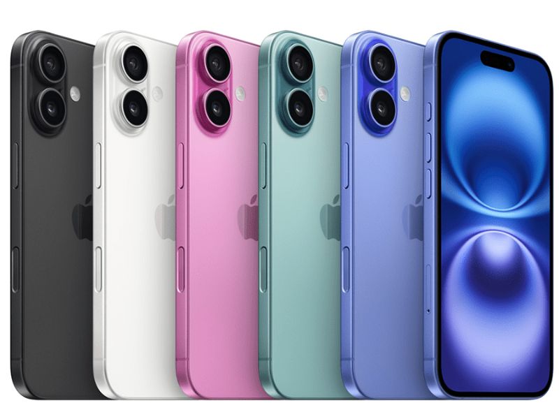 iPhone 16 Plus cũng đa dạng màu sắc không kém các dòng còn lại