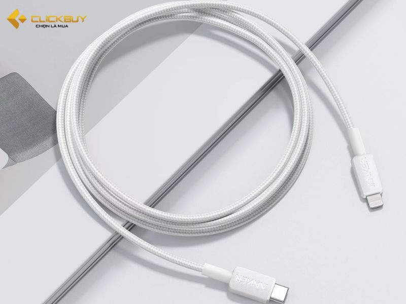 Cáp sạc Anker 322 được chứng nhận MFi từ Apple