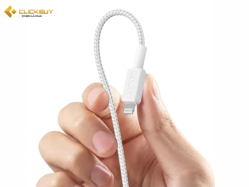 Cáp sạc Anker 322 có thể uốn cong hơn 12,000 lần