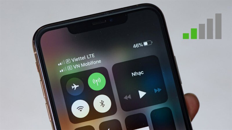 iPhone 7 sóng yếu có thể do cài đặt