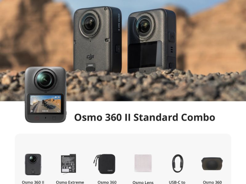 DJI Osmo 360 II Standard Combo gồm những gì?