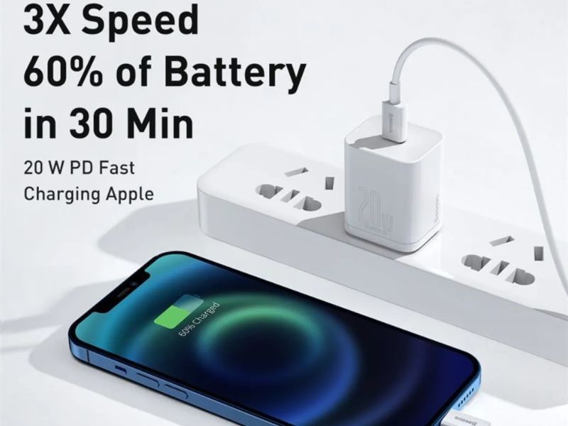 Công suất PD 20W cho tốc độ sạc nhanh ổn định