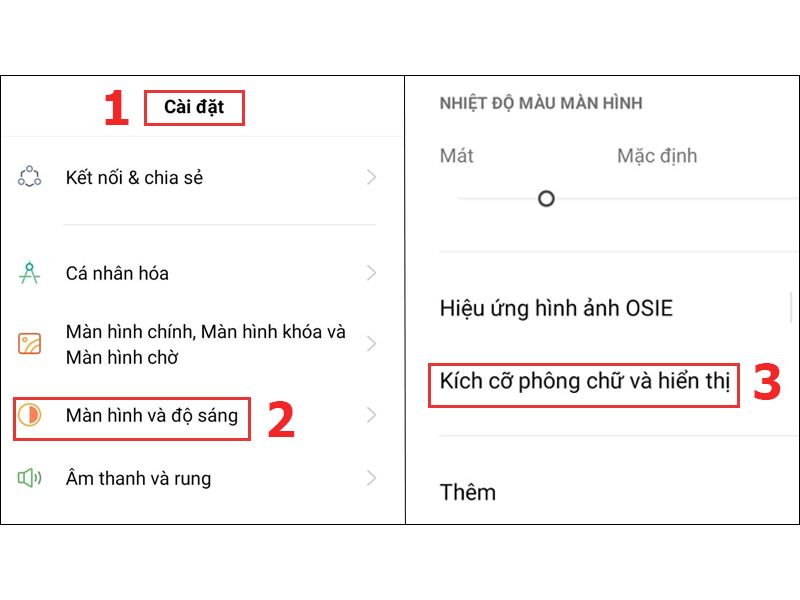 Hướng dẫn chỉnh cỡ chữ cho điện thoại OPPO