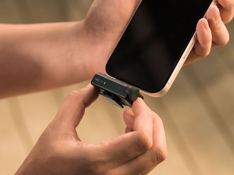 Khả năng kết nối DJI Mic Mini 2 linh hoạt