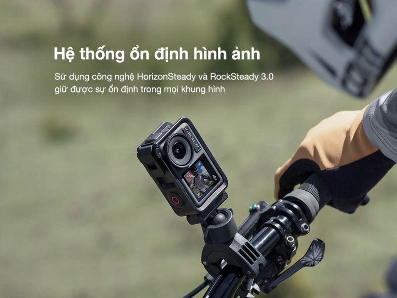 Camera hành động DJI Osmo Action 4 chống rung khi vận động