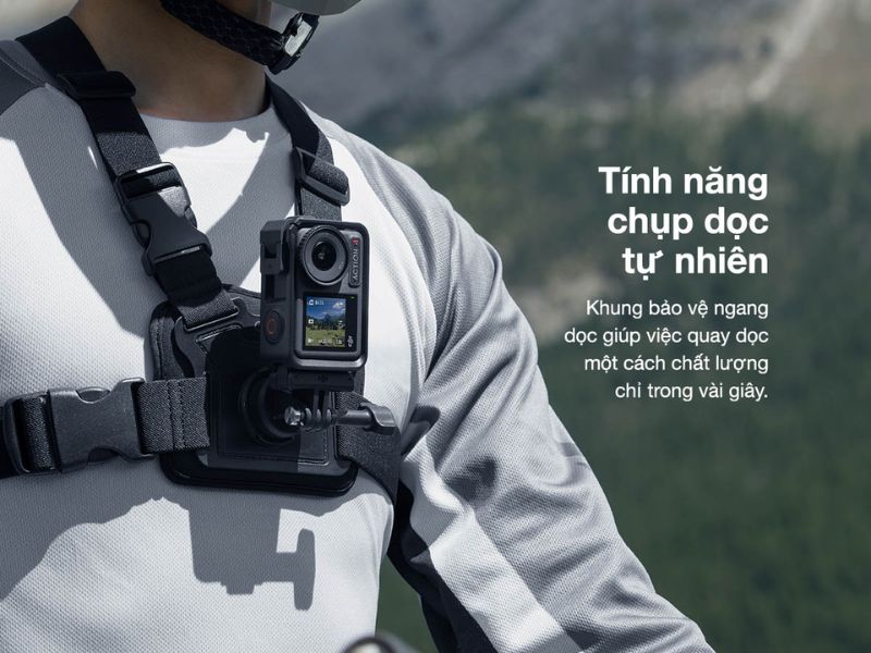 Thiết kế DJI Osmo Action 4 hỗ trợ nhiều khung hình
