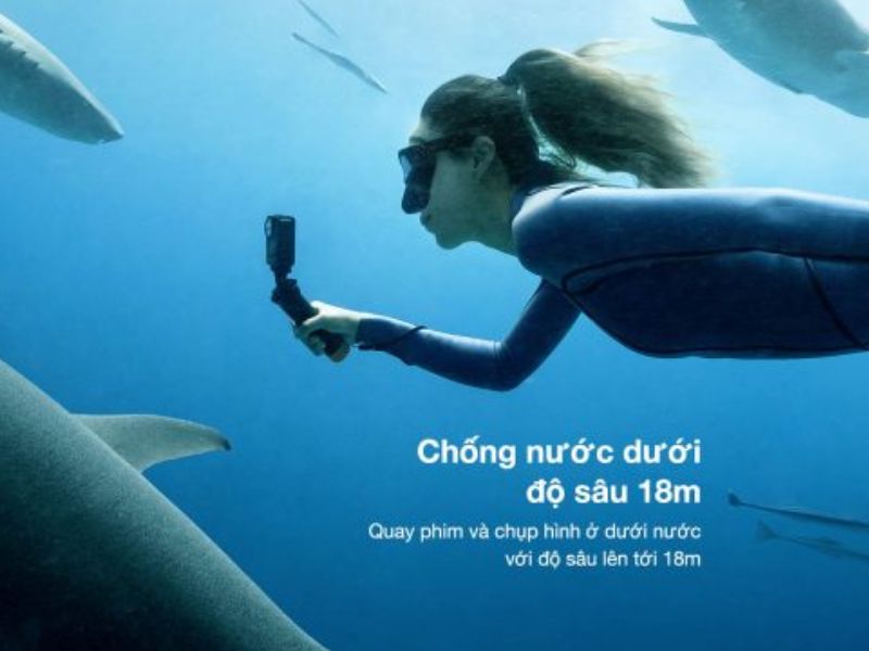 Khả năng chống nước dưới độ sâu 18m