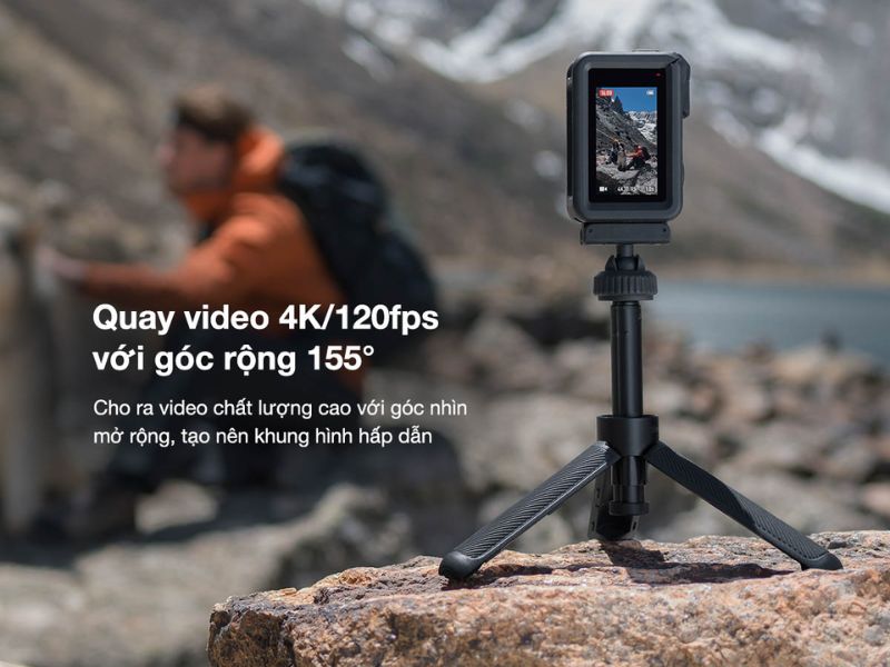 Khả năng quay video 4K sắc nét trên DJI Osmo Action 4
