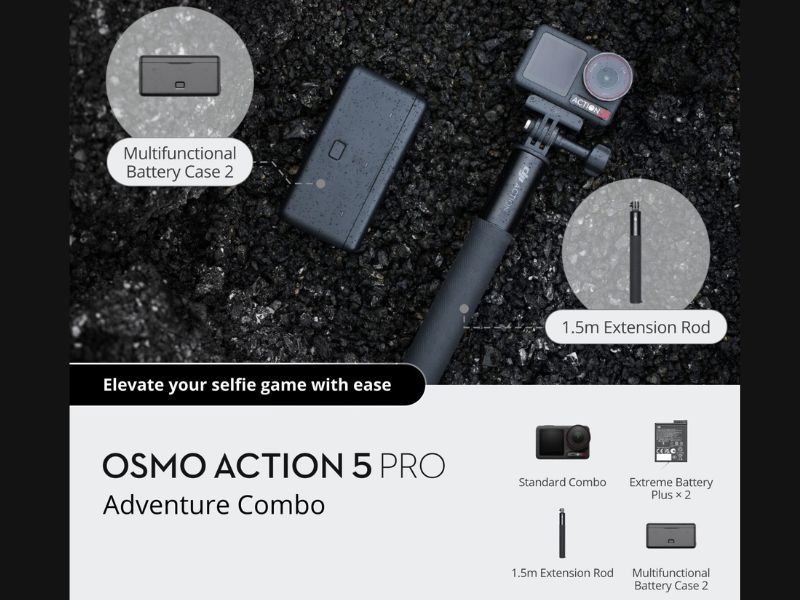 DJI Osmo Action 5 Pro Adventure Combo có gì