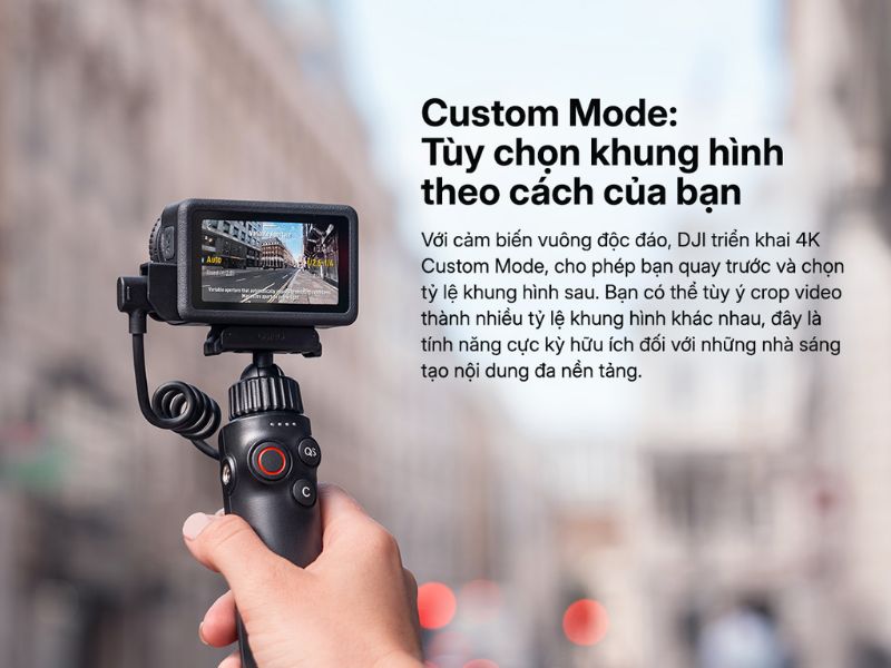 Khả năng quay 4K trên DJI Osmo Action 6