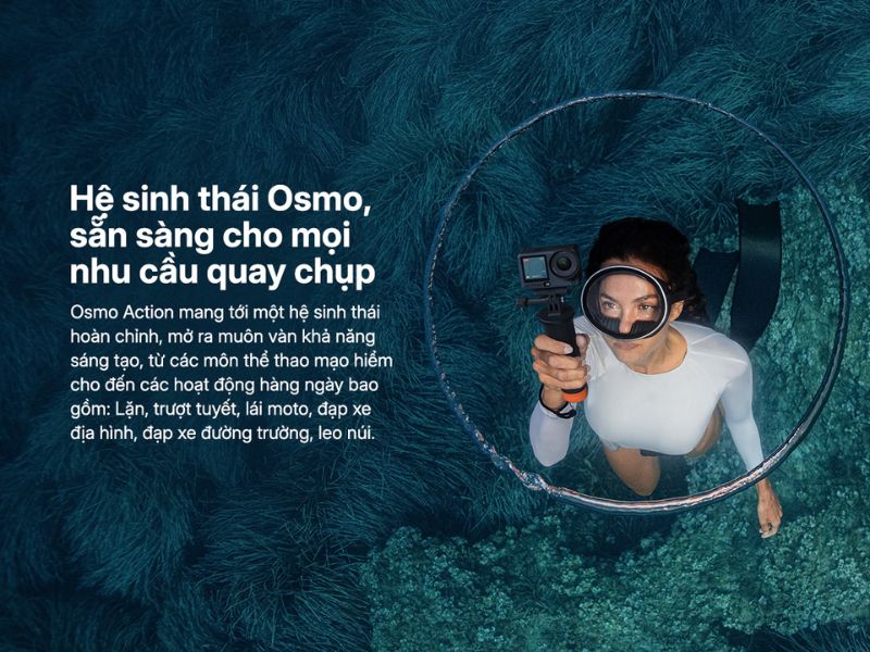Khả năng chống nước của DJI Osmo Action 6 Standard Combo