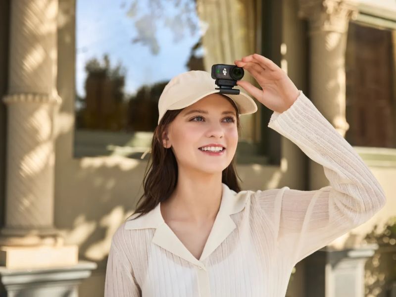 Thiết kế DJI Osmo Nano 4K 64GB siêu nhỏ gọn, dễ đeo