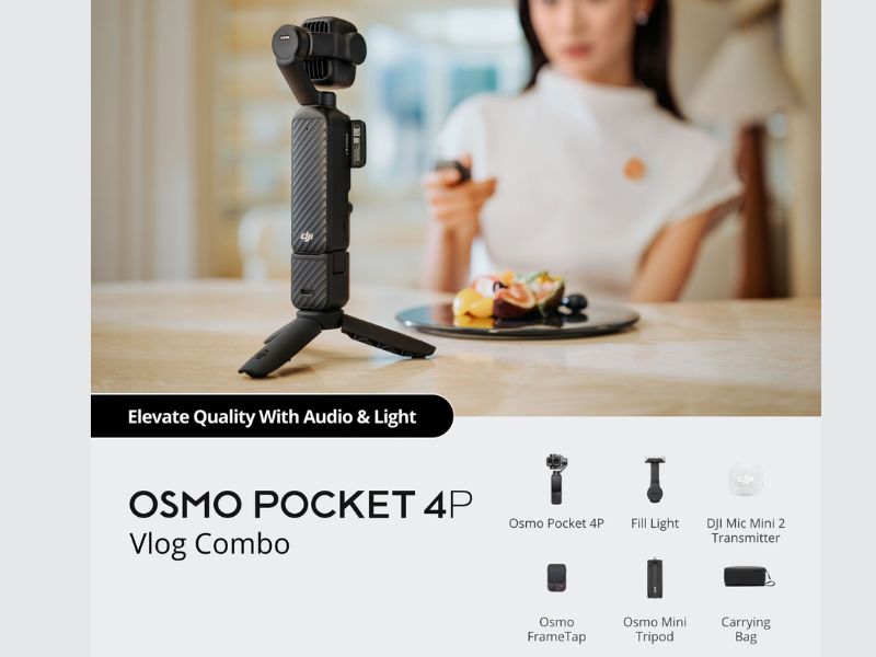 Bảng giá DJI Pocket 4P Vlog Combo