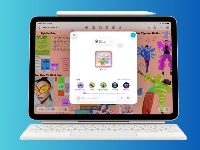 Dung lượng lớn 1TB trên iPad Air M4