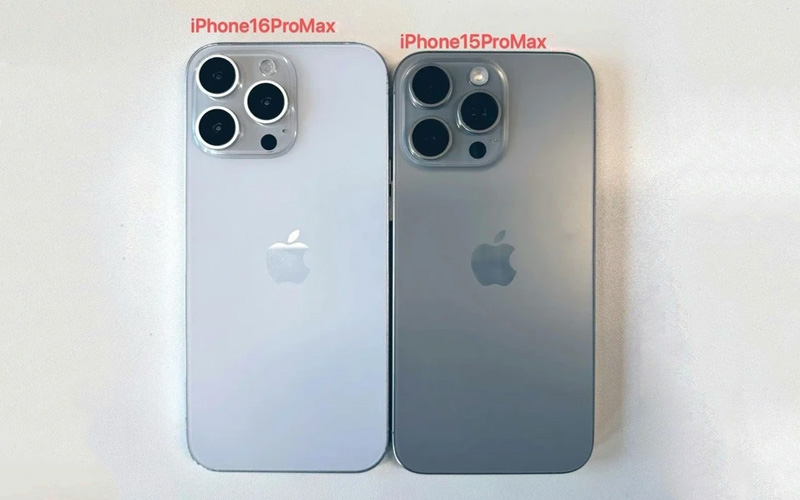 Màn hình iPhone 16 Pro Max lớn hơn so với iPhone 15 Pro Max