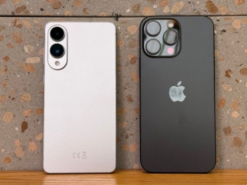 Điện thoại iPhone 16 Pro Max vs Samsung Galaxy S25 Edge