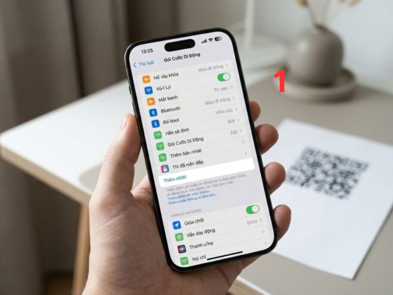 Hướng dẫn cách cài eSIM trên iPhone 18 Pro Max