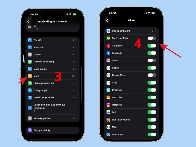 Cách tắt chấm cam trên iPhone 18 Pro Max