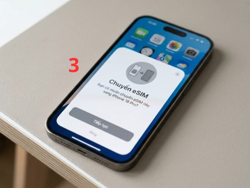 Chuyển eSIM từ máy cũ sang máy mới