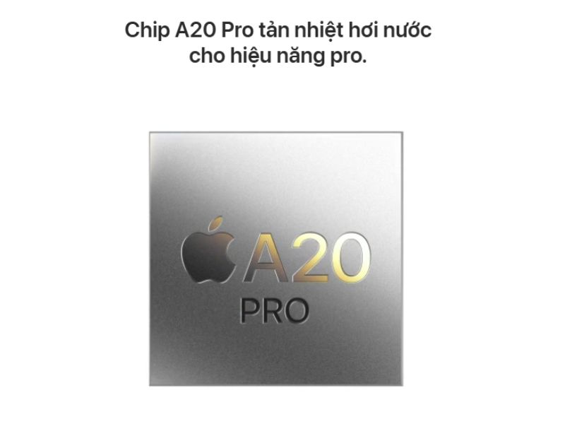 Chipset cực mạnh với chip A20 Pro