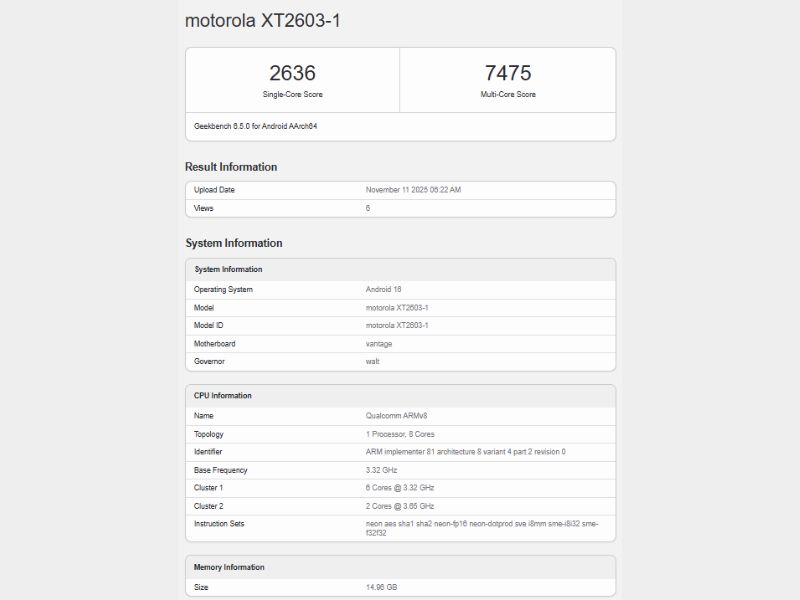 Ra mắt Motorola Edge 70 Ultra