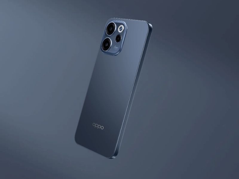 OPPO Reno 15F xanh dương mạnh mẽ
