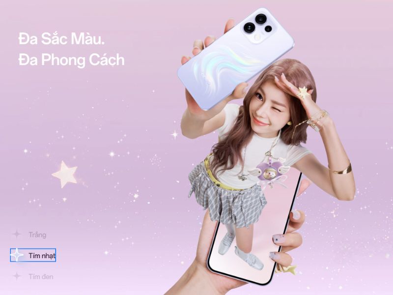 Điểm mới trên OPPO Reno16 F