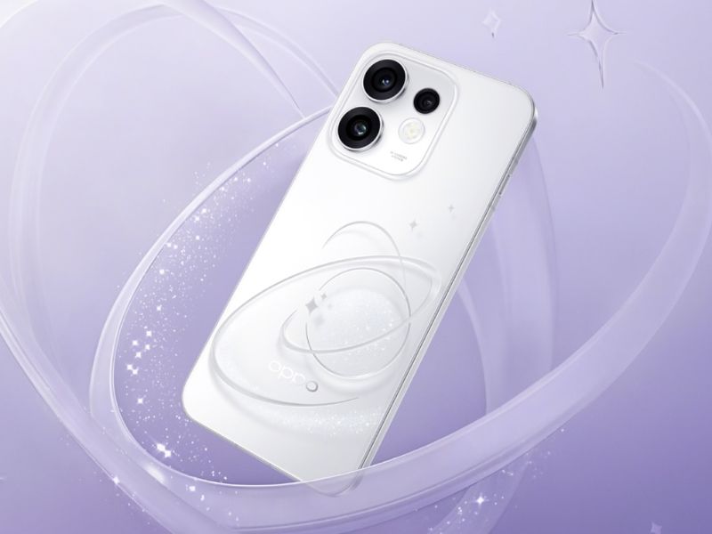OPPO Reno16 F với thiết kế hành tinh 3D