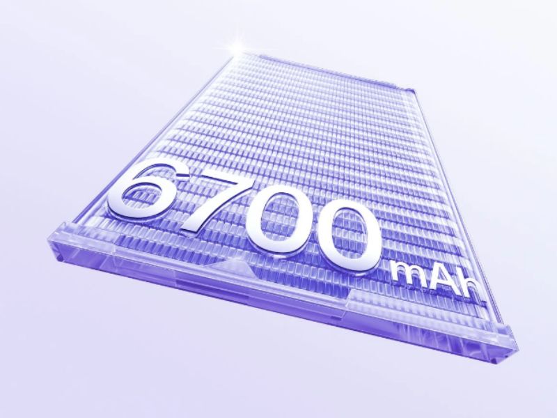 Viên pin 6700mah của OPPO Reno16 Pro