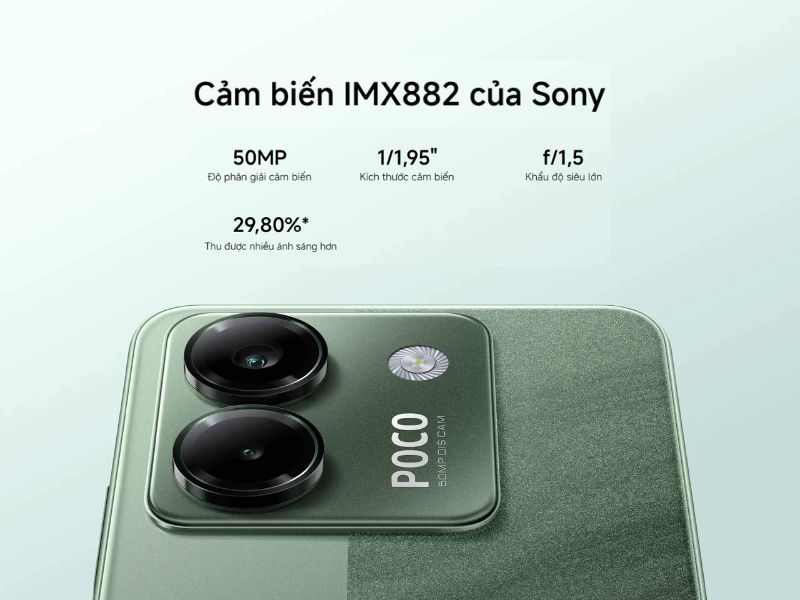 Thông số camera POCO M7 Pro 5G 