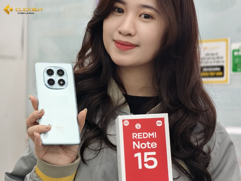 2 phương thức trả góp Redmi Note 15 phổ biến tại Clickbuy