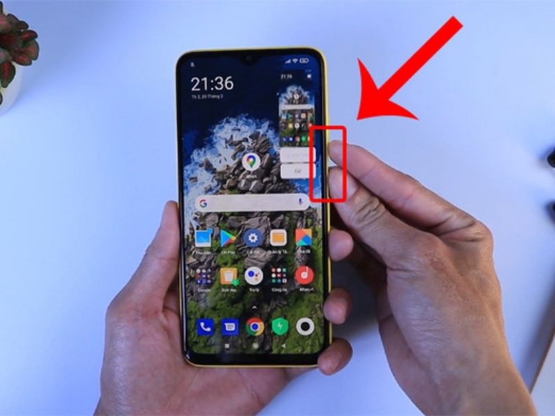 Chụp màn hình bằng phím cứng Redmi Note 15