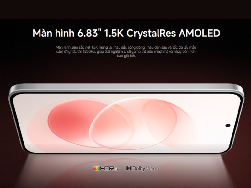 Màn hình Redmi Note 17 Pro Max sắc nét