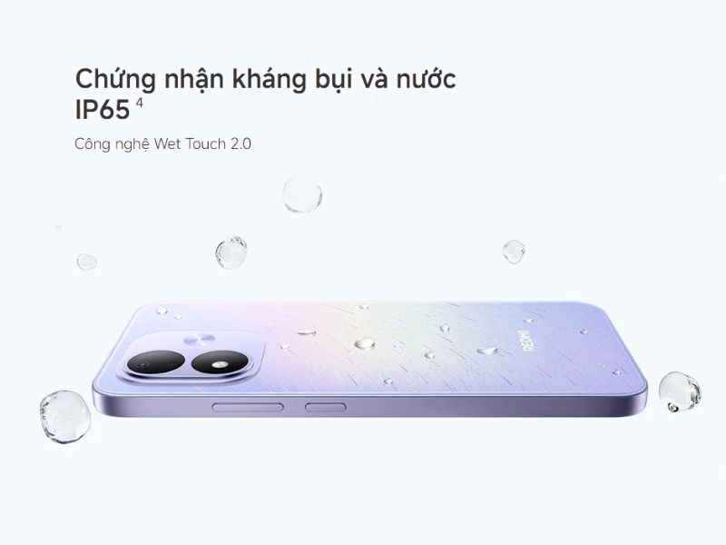Khả nẵng chống nước Xiaomi Redmi Note 17 4G