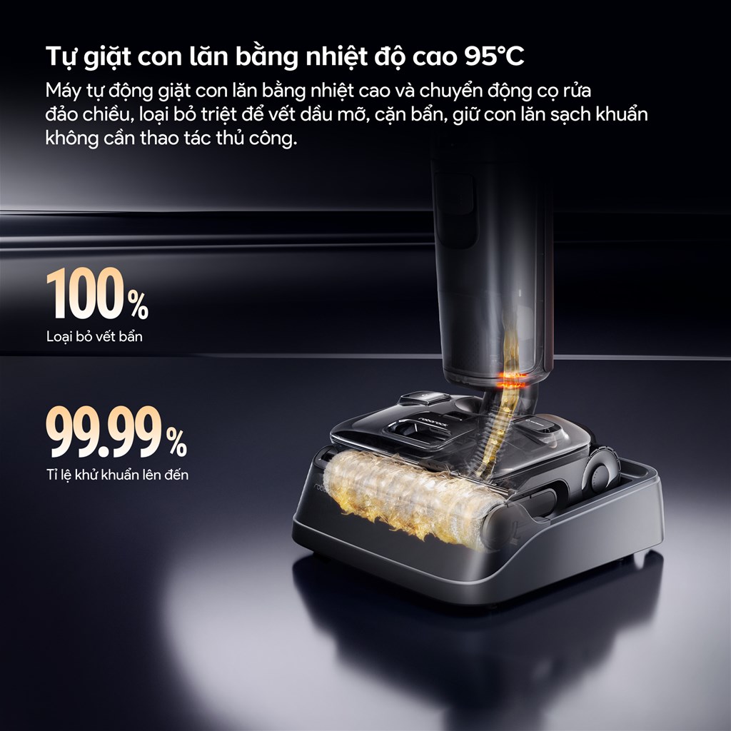 Khả năng hạn chế tóc rối tối ưu trên Roborock F25 ACE Pro