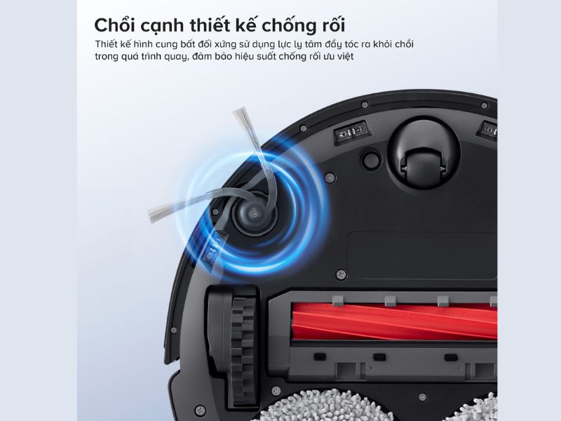 Khả năng làm sạch mọi góc cạnh trên Roborock Qrevo S Pro