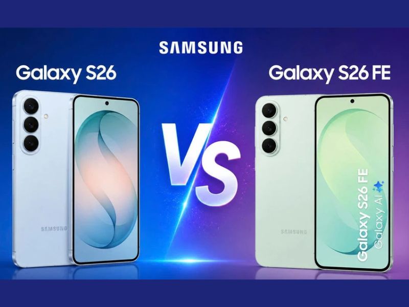 So sánh Samsung Galaxy S26 FE và S26 về thiết kế