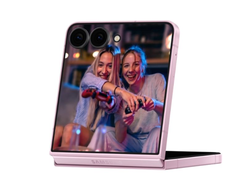Thiết kế mỏng nhẹ chỉ 180g trên Galaxy Z Flip8