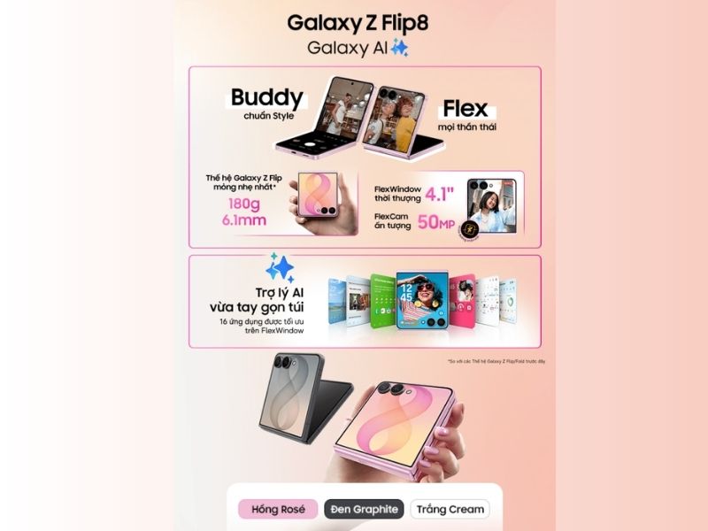 Đánh giá điểm antutu Samsung Galaxy Z Flip8