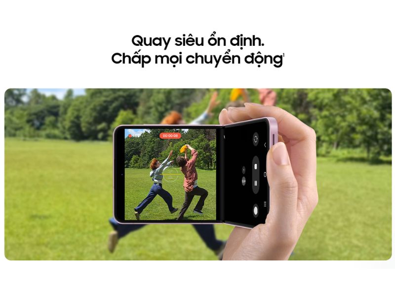 Quay video chống rung sắc nét trên Samsung Galaxy Z Flip8