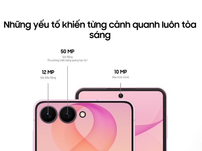 Camera Samsung Galaxy Z Flip 8: Chụp đẹp hơn, selfie tiện hơn