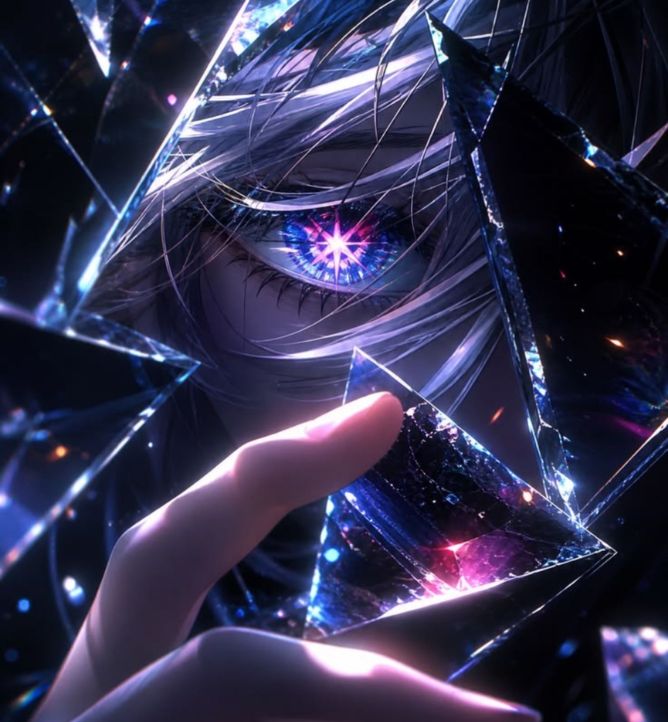 Hình nền anime sắc nét trên màn hình gập bên trong 6