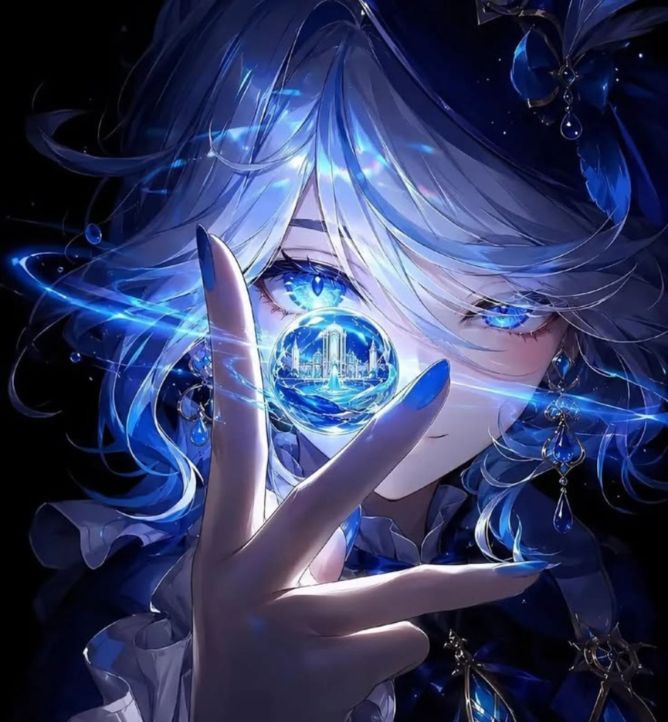 Hình nền anime sắc nét trên màn hình gập bên trong 5