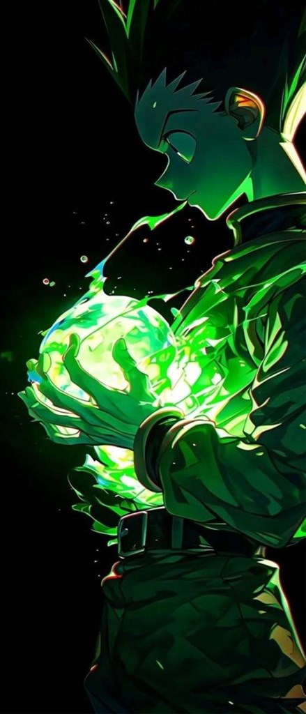 Hình nền anime sắc nét trên màn hình gập bên ngoài 1
